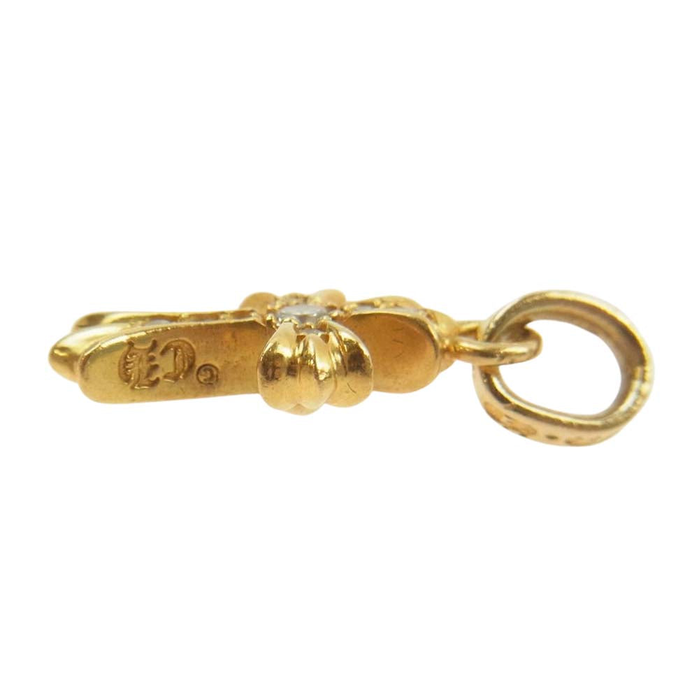CHROME HEARTS クロムハーツ（原本無） 22K CRS BBYFAT P DMND ベイビーファット パヴェ ダイヤ クロス ペンダントトップ【中古】