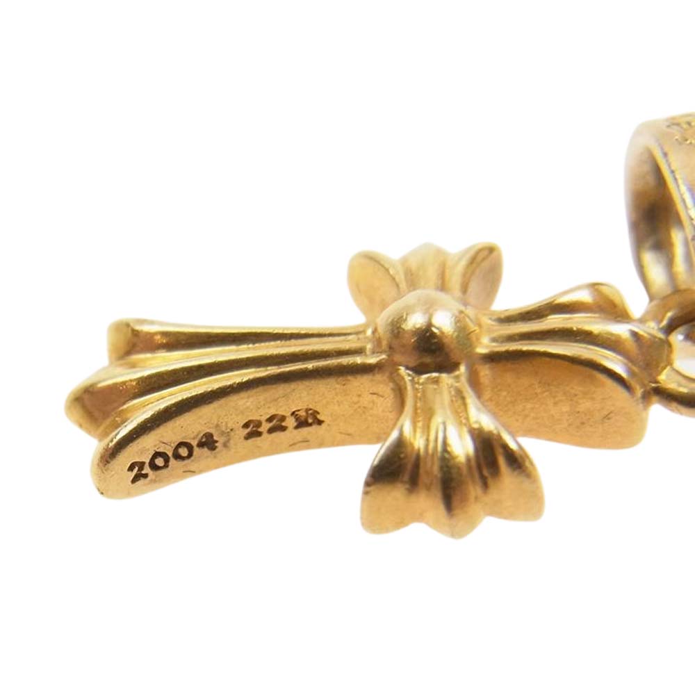 CHROME HEARTS クロムハーツ（原本無） 22K CRS BBYFAT P DMND ベイビーファット パヴェ ダイヤ クロス ペンダントトップ【中古】