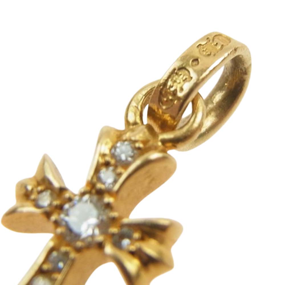 CHROME HEARTS クロムハーツ（原本無） 22K CRS BBYFAT P DMND ベイビーファット パヴェ ダイヤ クロス ペンダントトップ【中古】