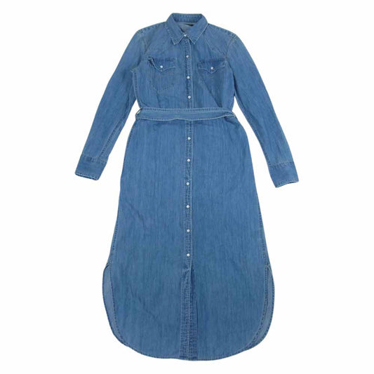POLO RALPH LAUREN ポロ・ラルフローレン デニム ワンピース インディゴブルー系 2【中古】