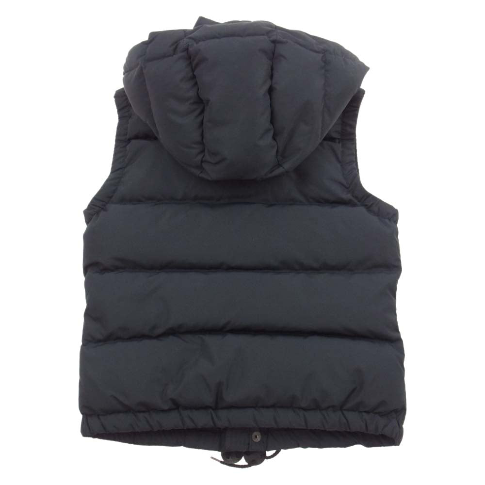 POLO RALPH LAUREN ポロ・ラルフローレン ダウン ベスト フード付き ジップアップ ブラック系 XS【中古】