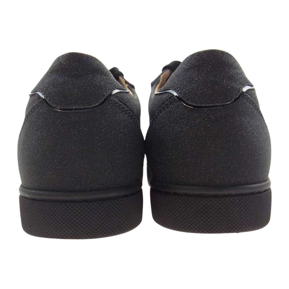 Christian Louboutin クリスチャンルブタン ラメ ローカット スニーカー  ブラック系 35【中古】