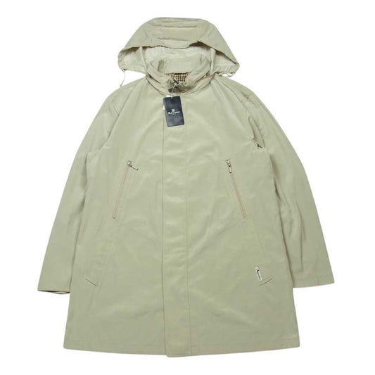 Aquascutum アクアスキュータム 6402700 はっ水加工 ジップ コート 日本製 ベージュ系 M【中古】