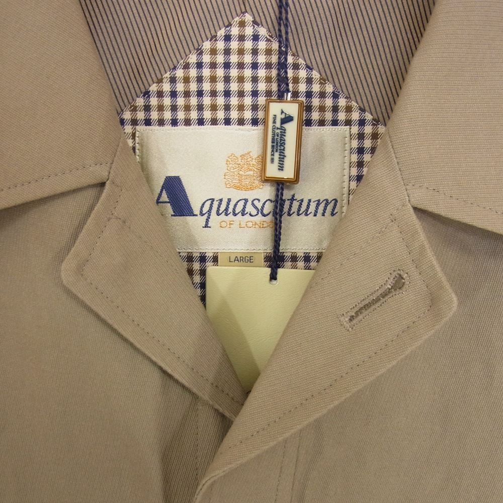 Aquascutum アクアスキュータム サファリジャケット カーキ系 L【極上美品】【中古】