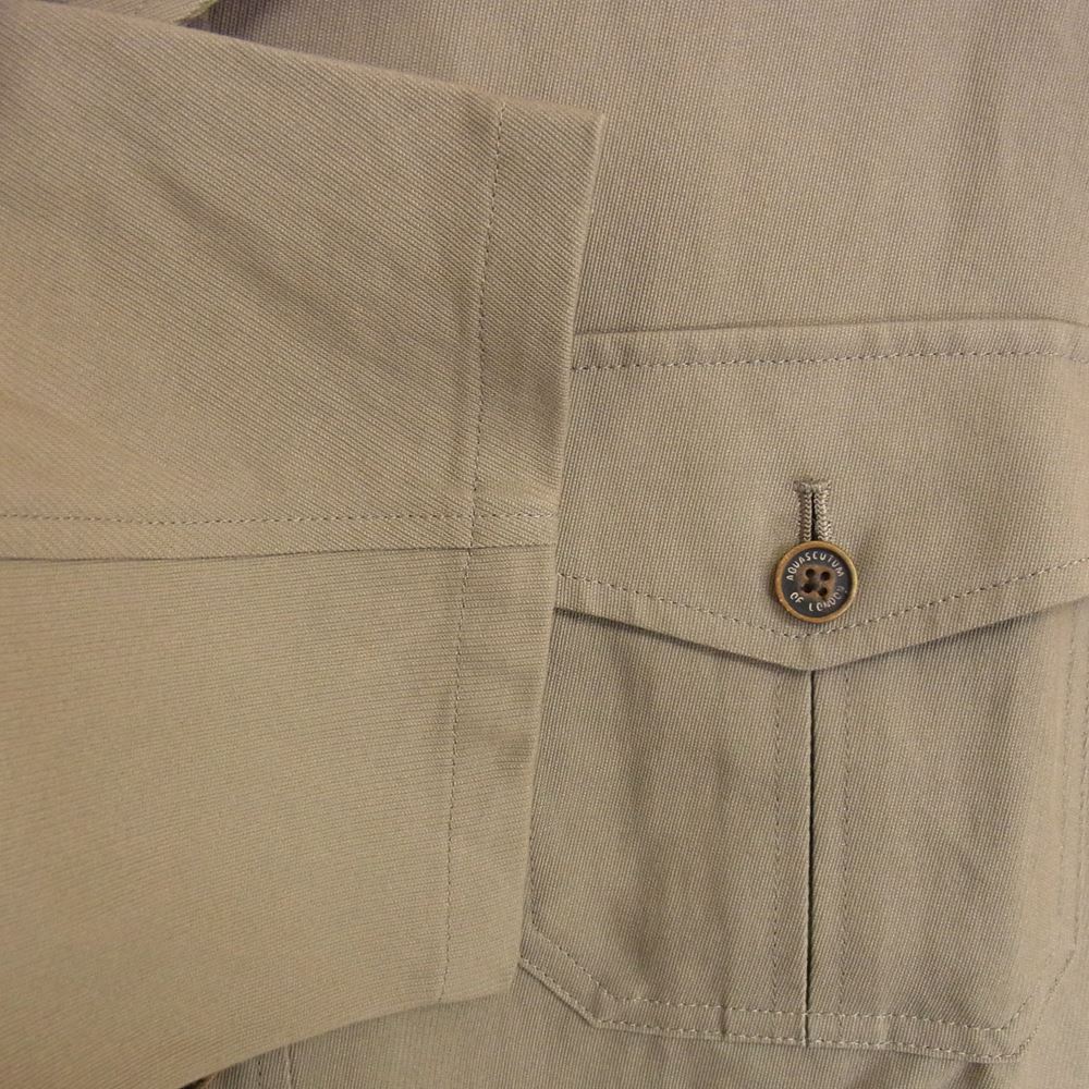 Aquascutum アクアスキュータム サファリジャケット カーキ系 L【極上美品】【中古】