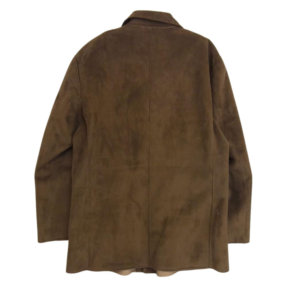 Aquascutum アクアスキュータム フェイクスエード カバーオールジャケット ブラウン系 S【中古】