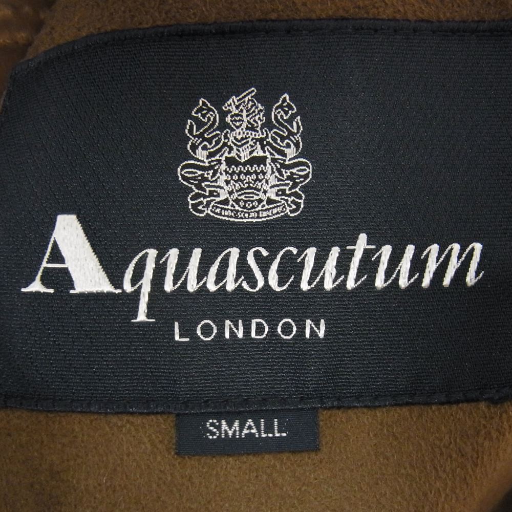 Aquascutum アクアスキュータム フェイクスエード カバーオールジャケット ブラウン系 S【中古】