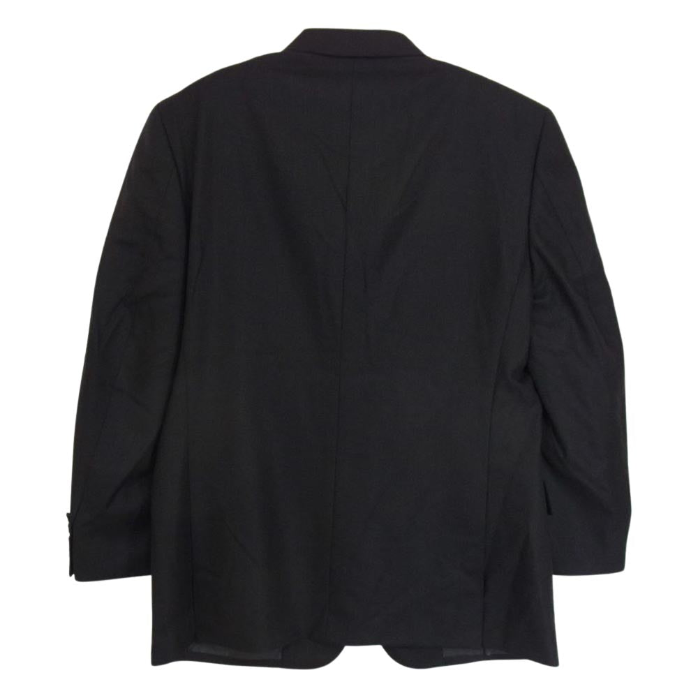 Aquascutum アクアスキュータム ニュージーランドメリノウール 2B テーラード ジャケット ブラック系 94【極上美品】【中古】