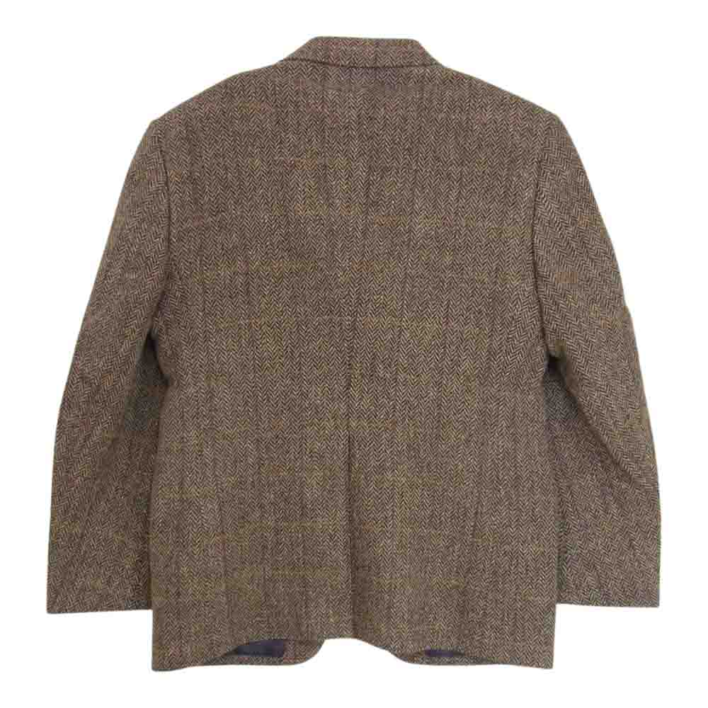 ケントアンドカーウェン HARRIS TWEED ハリツイード テーラードジャケット ブラウン系 AB4【極上美品】【中古】