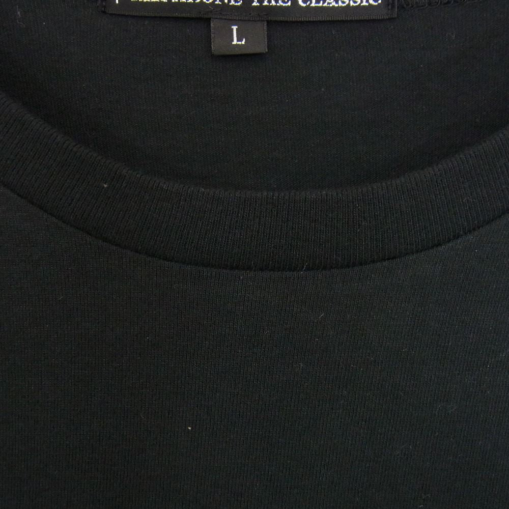 BACKBONE バックボーン 11SS BB11S-C30 ディアスキン レザー切替 ラグランスリーブ カットソー ブラック系 L【中古】