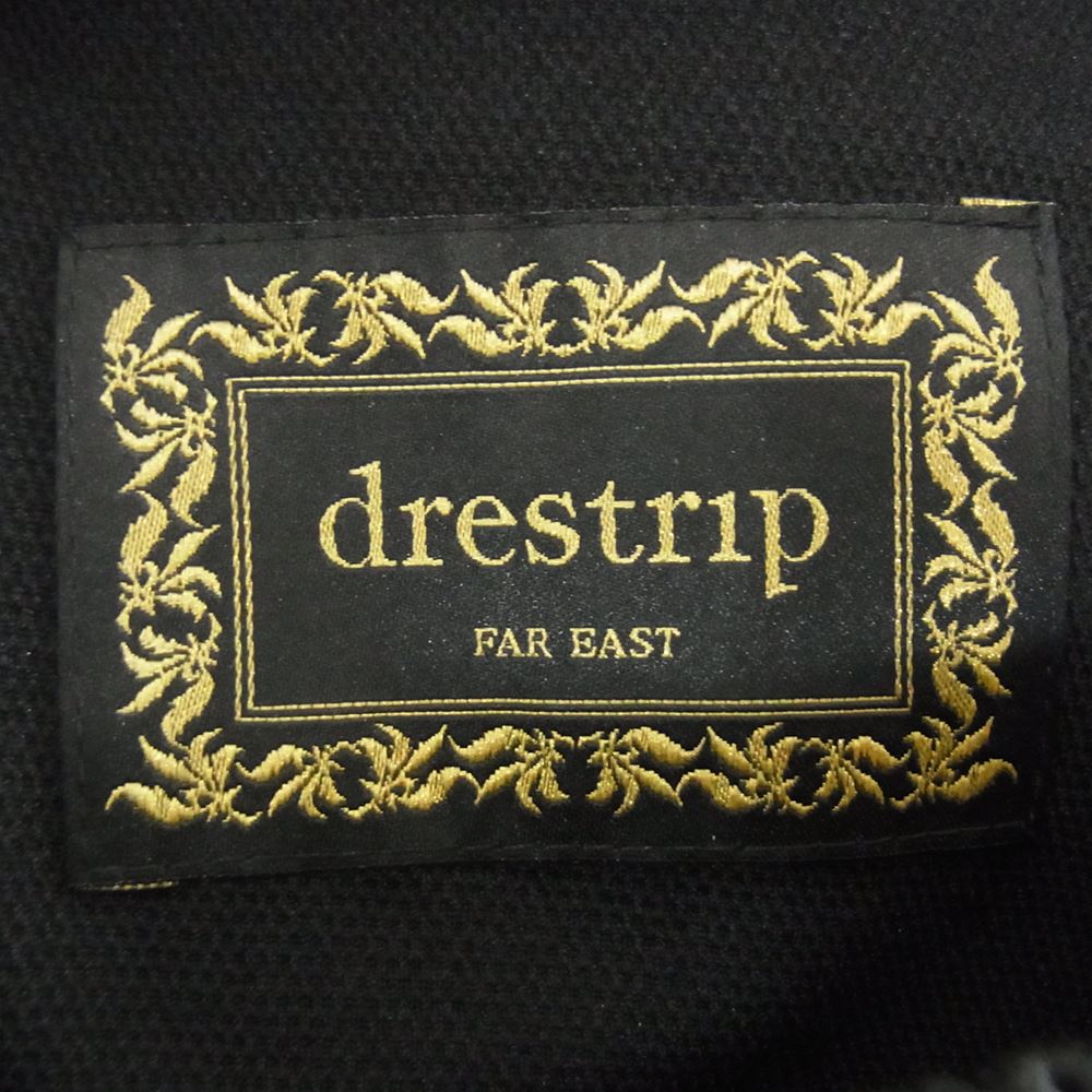 drestrip ドレストリップ ロゴ刺繍 ジャージー トラックパンツ ブラック系 4【中古】