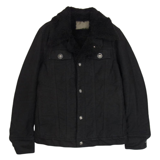 AYUITE アユイテ AU12A-FB31 コンチョスナップ 内ボア ランチジャケット ブラック系 3【中古】