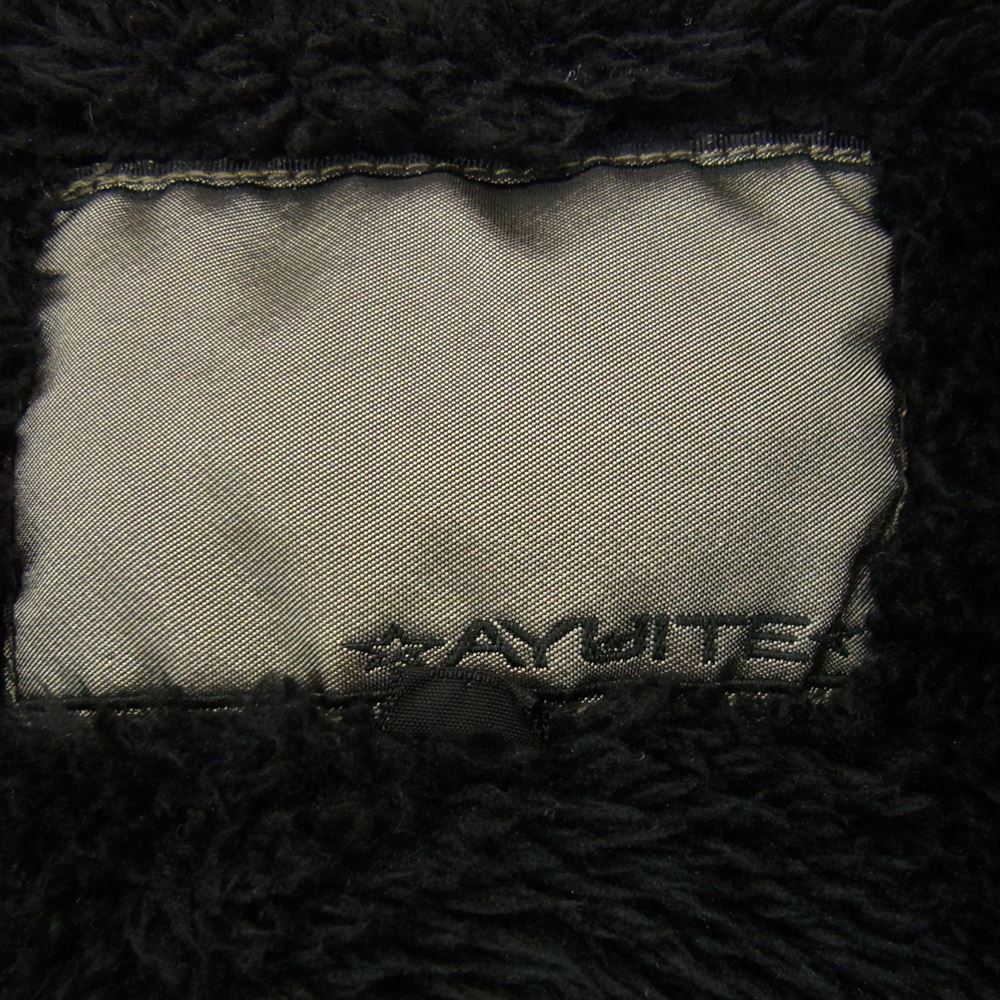 AYUITE アユイテ AU12A-FB31 コンチョスナップ 内ボア ランチジャケット ブラック系 3【中古】