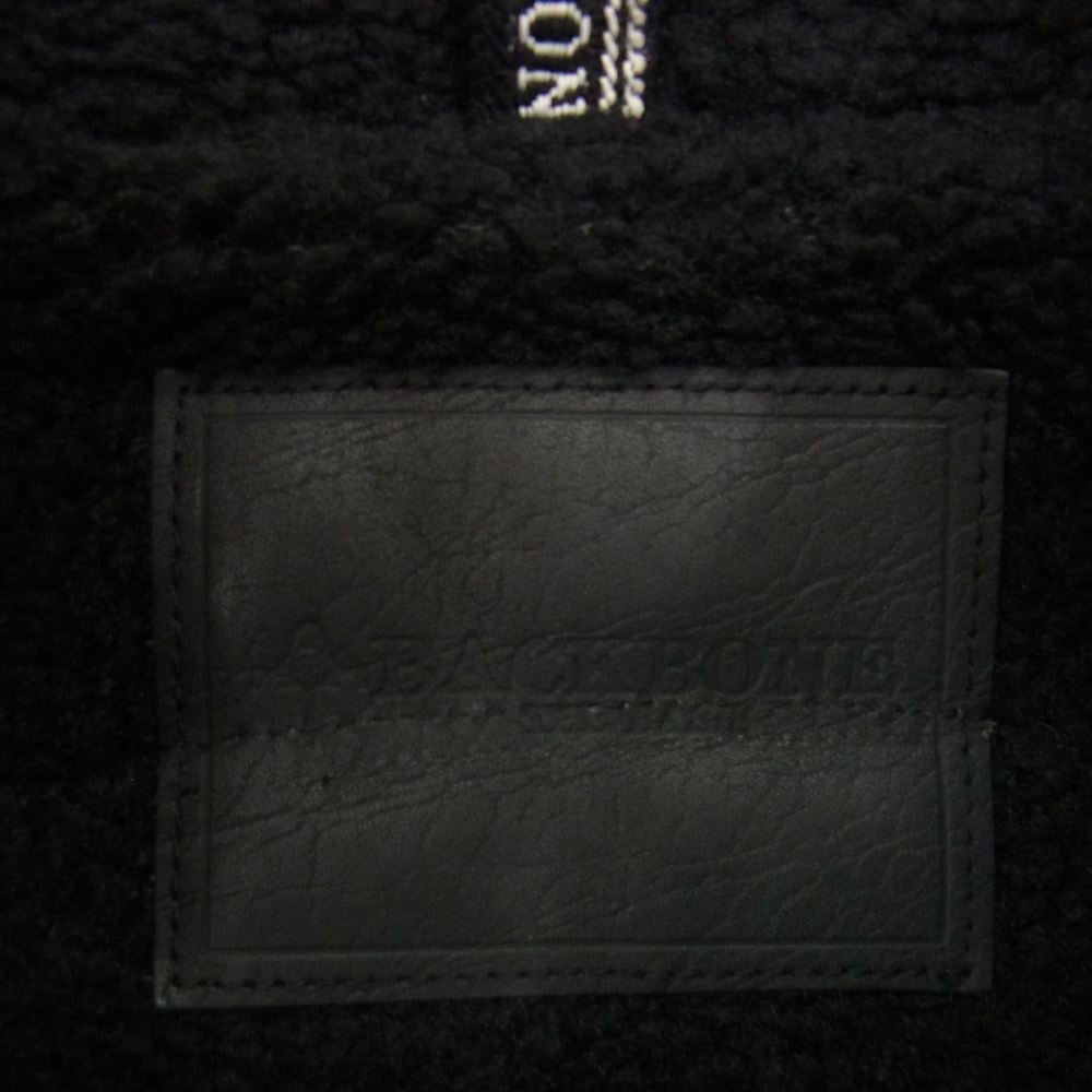 BACKBONE バックボーン 11AW BB11FW-DB30 バックロゴワッペン ボア ランチ デニム トラッカー ジャケット ブラック系 M【中古】