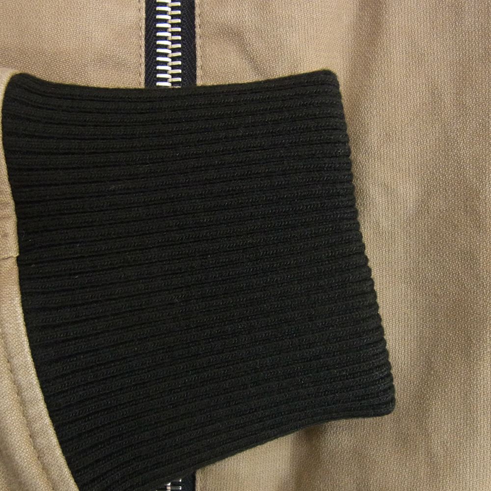 BACKBONE バックボーン 07AW BB07FW-B01 バックプリント 裏ボア A-1タイプ フライトジャケット ベージュ系 L【中古】