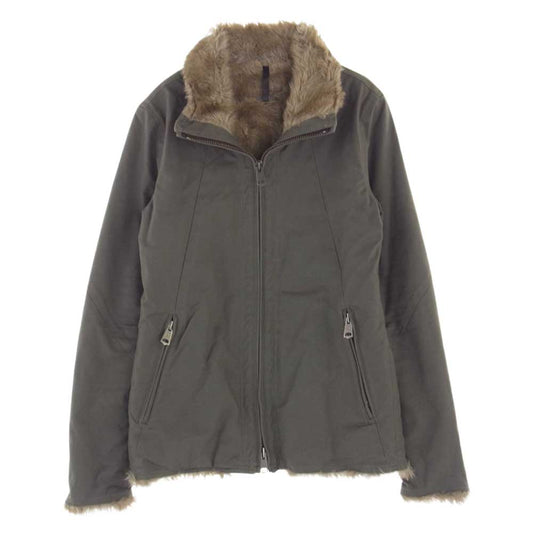 ジ・オールドサーカス 7305 OLD OX LINING FUR ZIP BLOUSON オールドオックス ライニング フェイクファー ジップブルゾン カーキ系 3【中古】