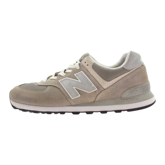 NEW BALANCE ニューバランス ML574EGG スエード ローカット スニーカー グレー系 28.0cm【中古】