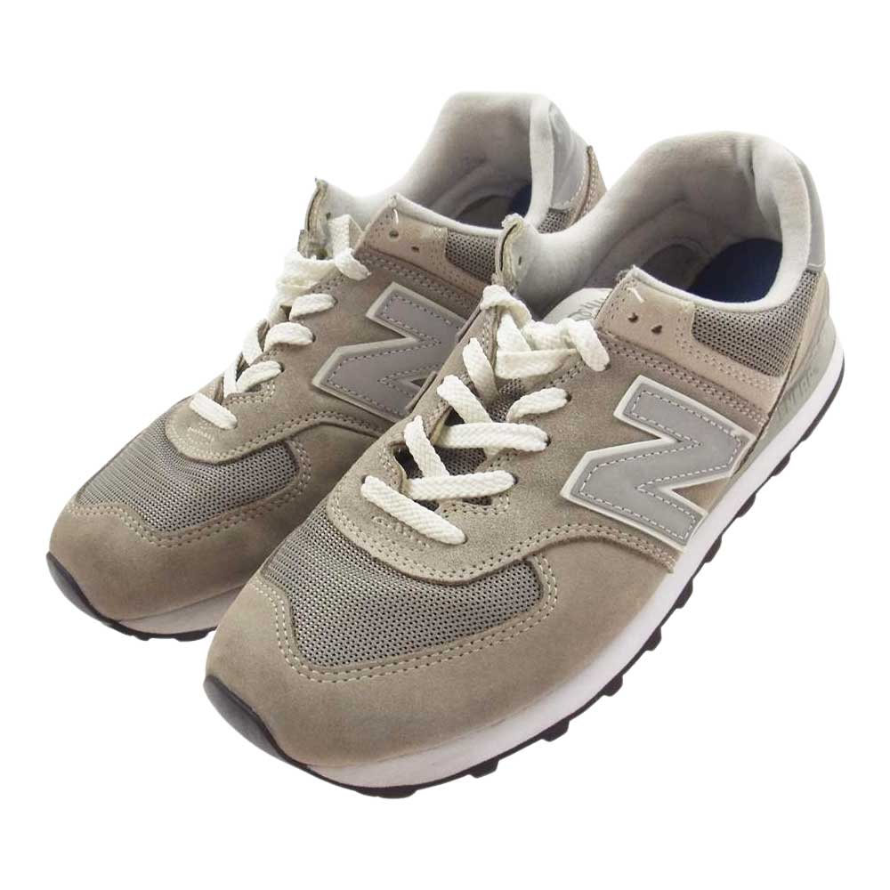 NEW BALANCE ニューバランス ML574EGG スエード ローカット スニーカー グレー系 28.0cm【中古】