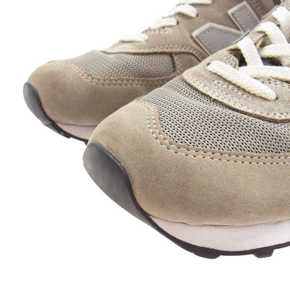 NEW BALANCE ニューバランス ML574EGG スエード ローカット スニーカー グレー系 28.0cm【中古】