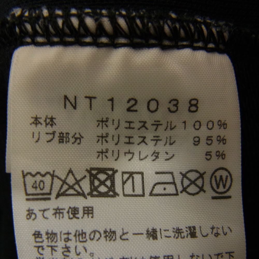 THE NORTH FACE ノースフェイス NT12038 HEATHER LOGO CREW SWEAT ヘザー ロゴ クルーネック スウェット ブラック系 L【中古】