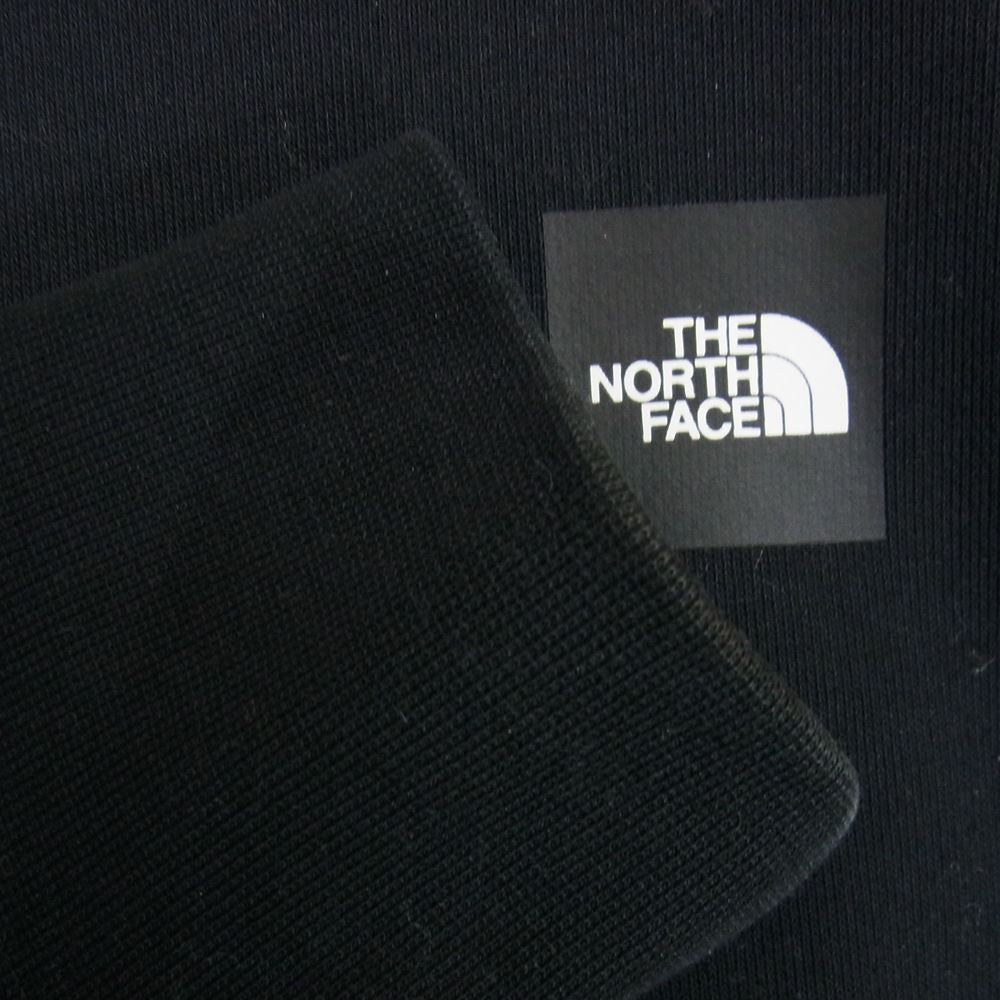 THE NORTH FACE ノースフェイス NT12038 HEATHER LOGO CREW SWEAT ヘザー ロゴ クルーネック スウェット ブラック系 L【中古】