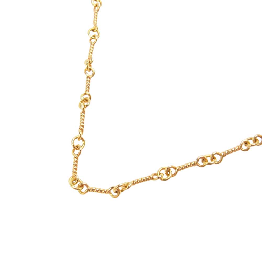 CHROME HEARTS クロムハーツ（原本無） 22K NECKCHAIN T16 ツイストチェーン 16インチ ゴールド系【中古】