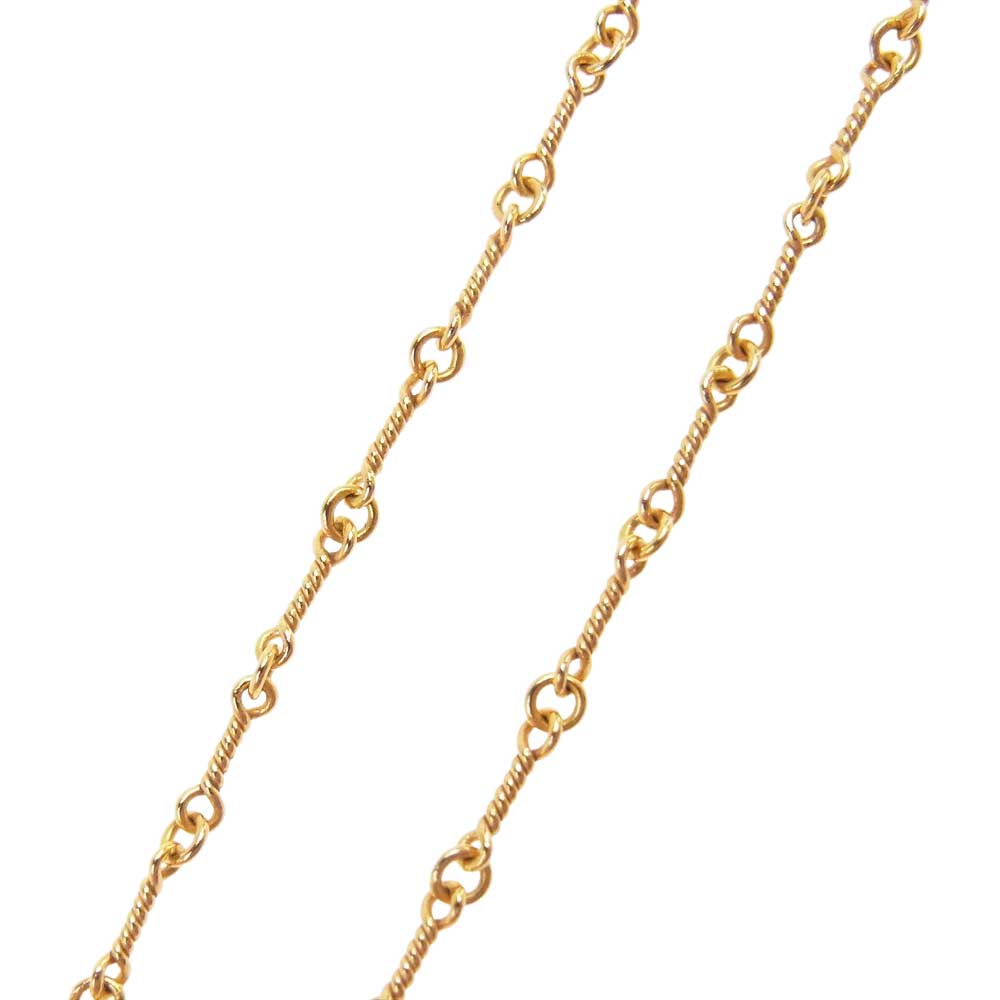 CHROME HEARTS クロムハーツ（原本無） 22K NECKCHAIN T16 ツイストチェーン 16インチ ゴールド系【中古】