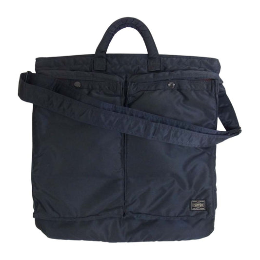 PORTER ポーター 吉田カバン HEAD PORTER ヘッドポーター タンカー 2WAY ヘルメット ショルダーバッグ ネイビー系【中古】