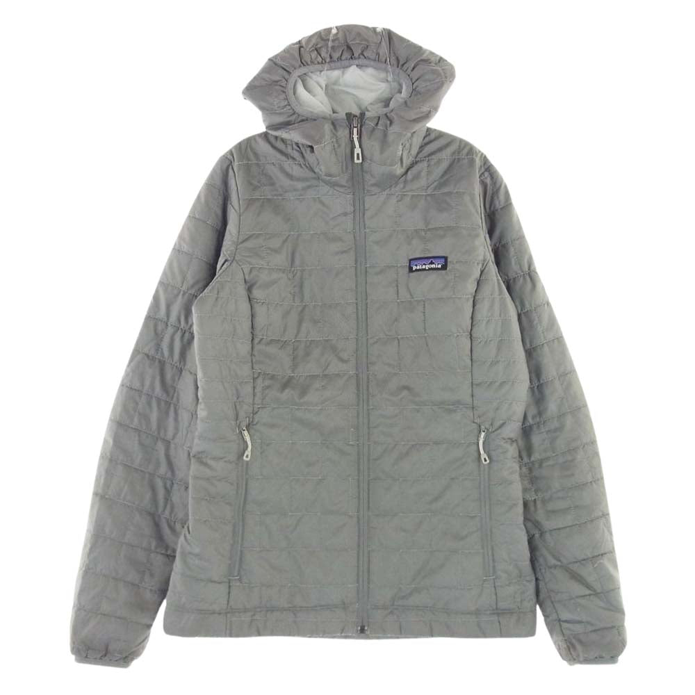 patagonia パタゴニア 84226FA15 ナノパフフーディ キルティング ジャケット グレー系 XS【中古】