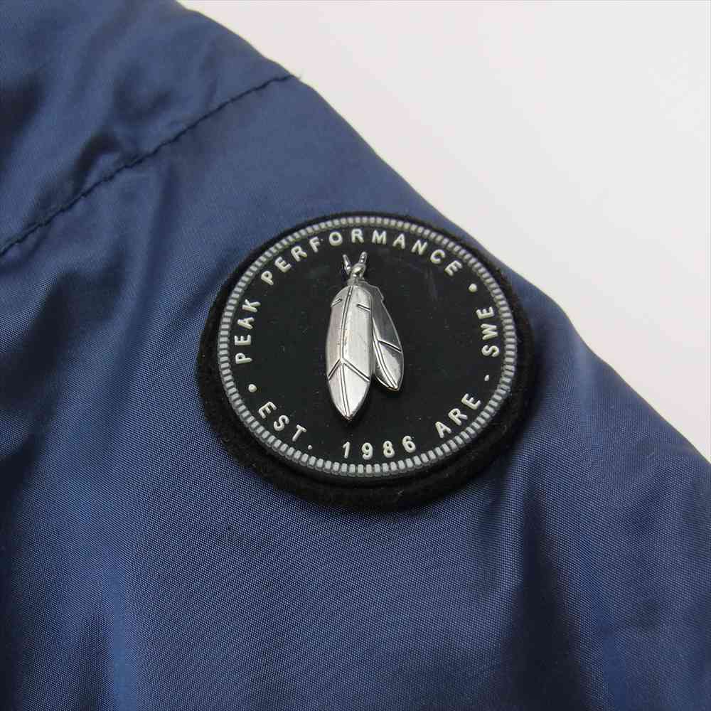 ピークパフォーマンス ダウン フーディ ジャケット ブルー系 ネイビー系 S【中古】