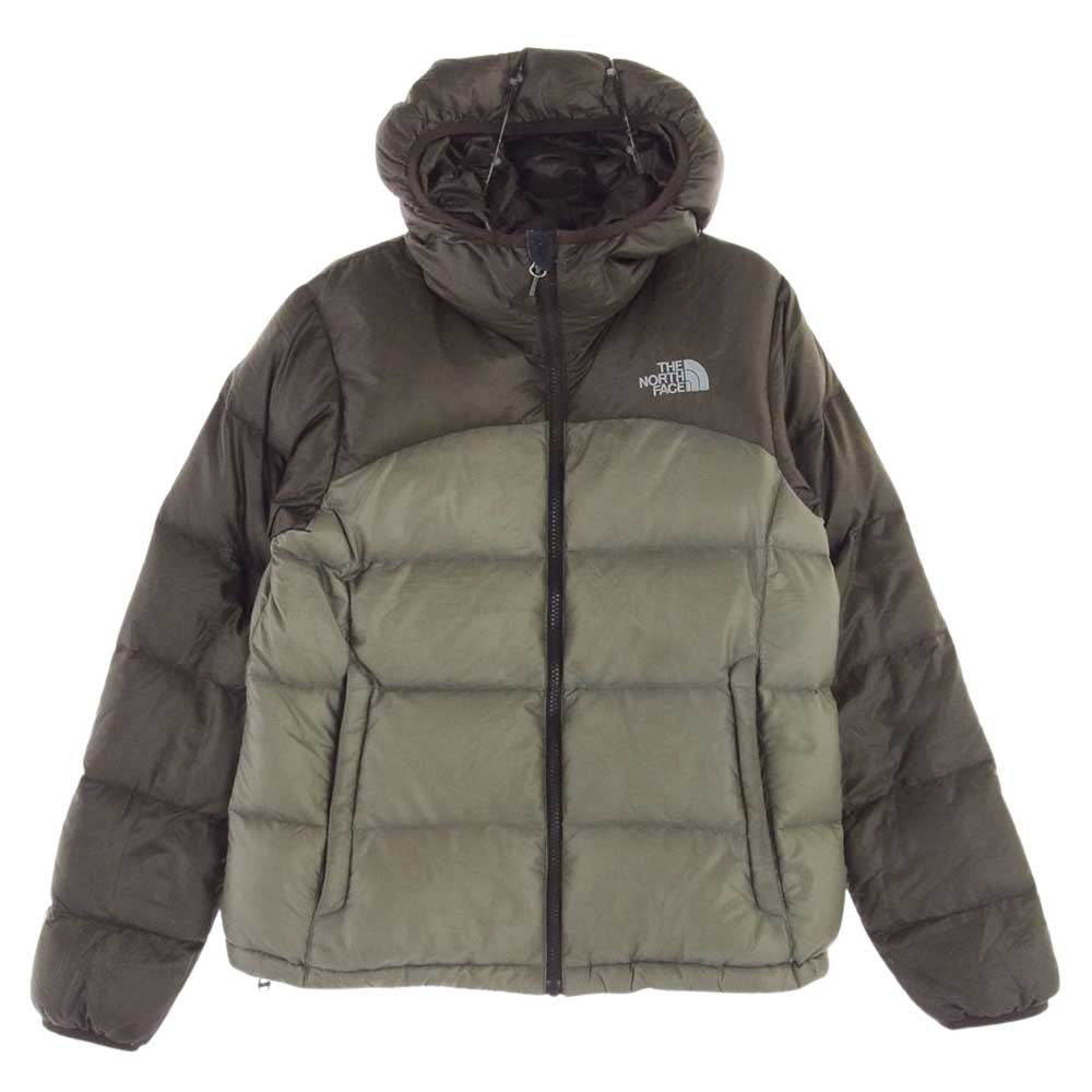 THE NORTH FACE ノースフェイス NDW18950 アコンカグア フーディ ダウン ジャケット カーキ系 M【中古】