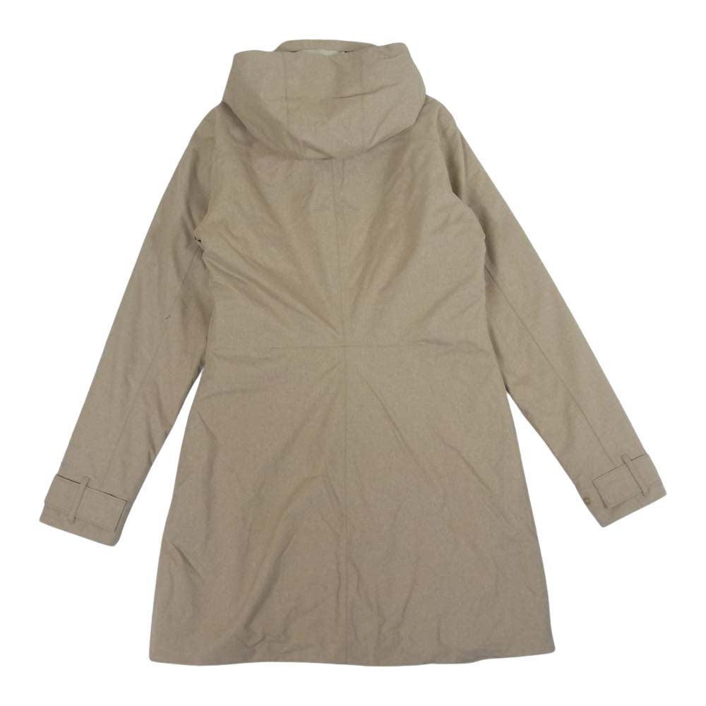 patagonia パタゴニア 28565FA13 ヴォスクスリーインパーカ 中綿ライナー スタンドカラー コート キルティングライナー 着脱可 ベージュ系 S【中古】