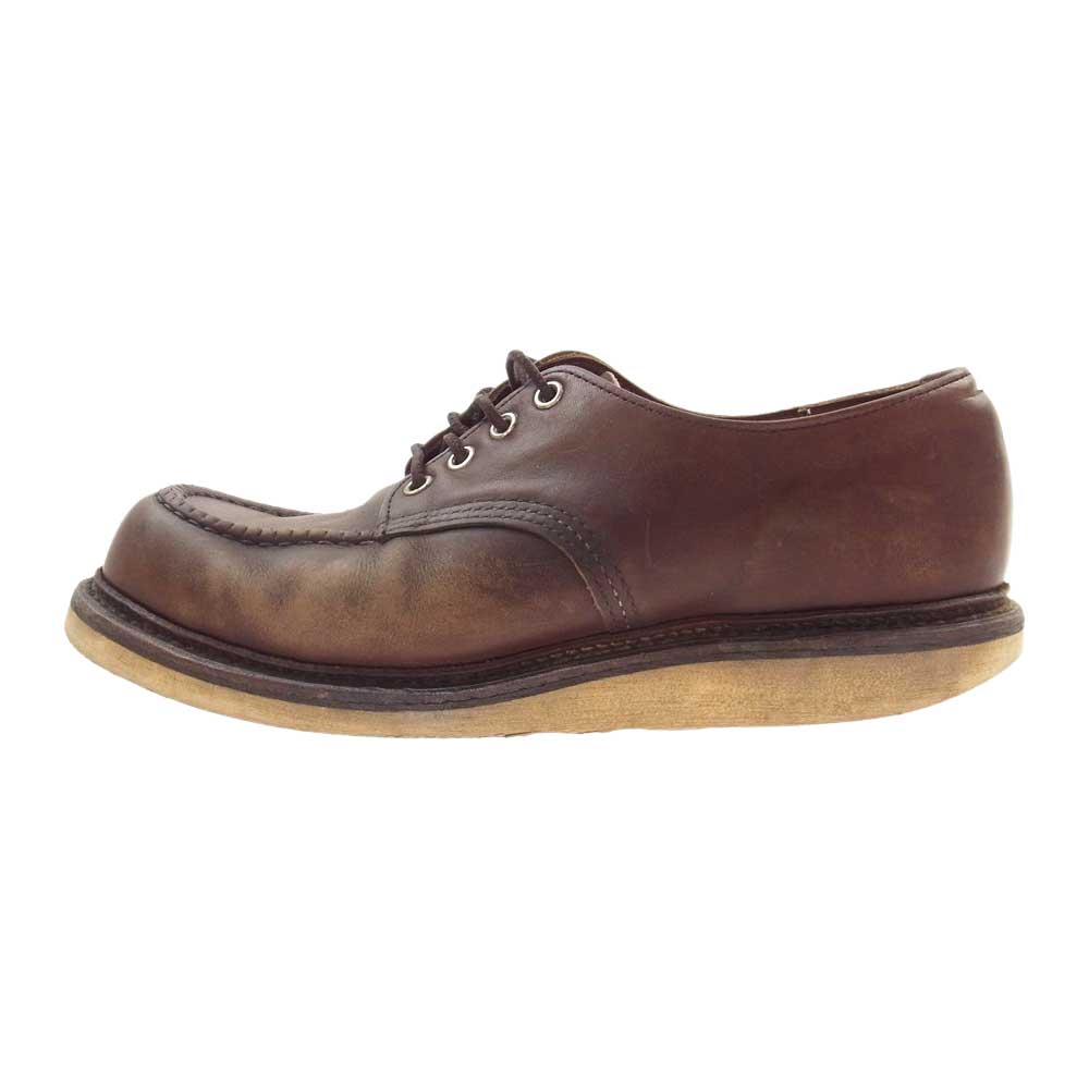 RED WING レッドウィング 8109 刺繍羽タグ WORK OXFORD ワーク オックスフォード マホガニーオロイジナルセッター シューズ ブラウン系【中古】