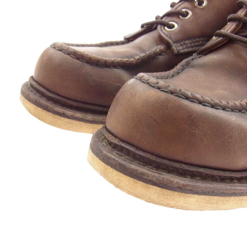 RED WING レッドウィング 8109 刺繍羽タグ WORK OXFORD ワーク オックスフォード マホガニーオロイジナルセッター シューズ ブラウン系【中古】
