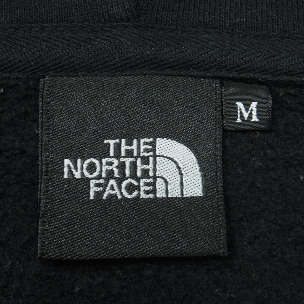 THE NORTH FACE ノースフェイス NT11530 Rearview FullZip Hoodie リアビュー ロゴ刺繍 フルジップ フーディ パーカー ブラック系 M【中古】