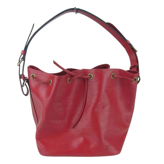 LOUIS VUITTON ルイ・ヴィトン M44107 エピ プチノエ ワンショルダー カスティリアン レッド ショルダー バッグ レッド系【中古】