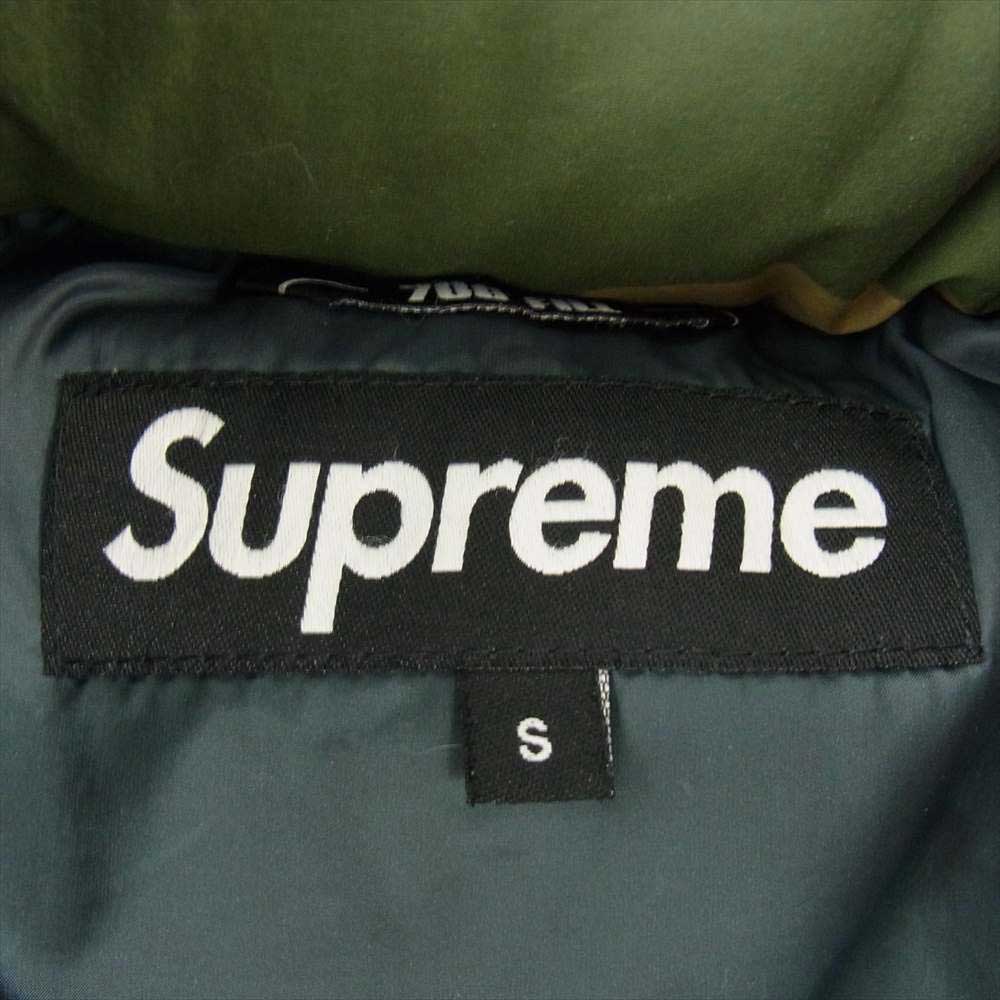 Supreme シュプリーム 15AW Uptown Down Parka 700FIL カモフラ アップタウン 700フィル ダウンジャケット カーキ系 S【中古】