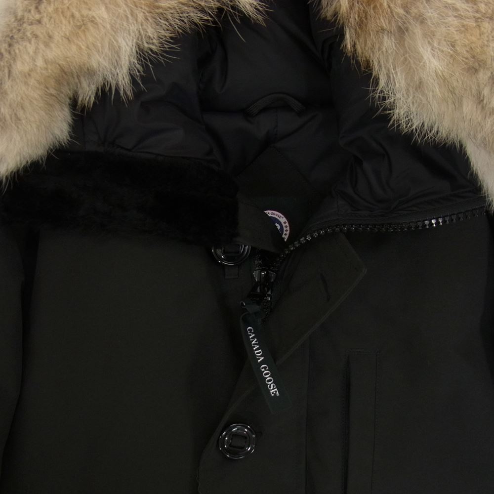 CANADA GOOSE カナダグース 3438JM 国内正規品 サザビーリーグ JASPER PARKA ファーフード付き ジャスパー パーカー ダウンジャケット ブラック系 S/P【中古】