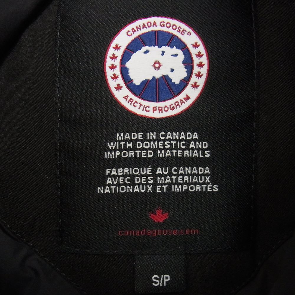 CANADA GOOSE カナダグース 3438JM 国内正規品 サザビーリーグ JASPER PARKA ファーフード付き ジャスパー パーカー ダウンジャケット ブラック系 S/P【中古】