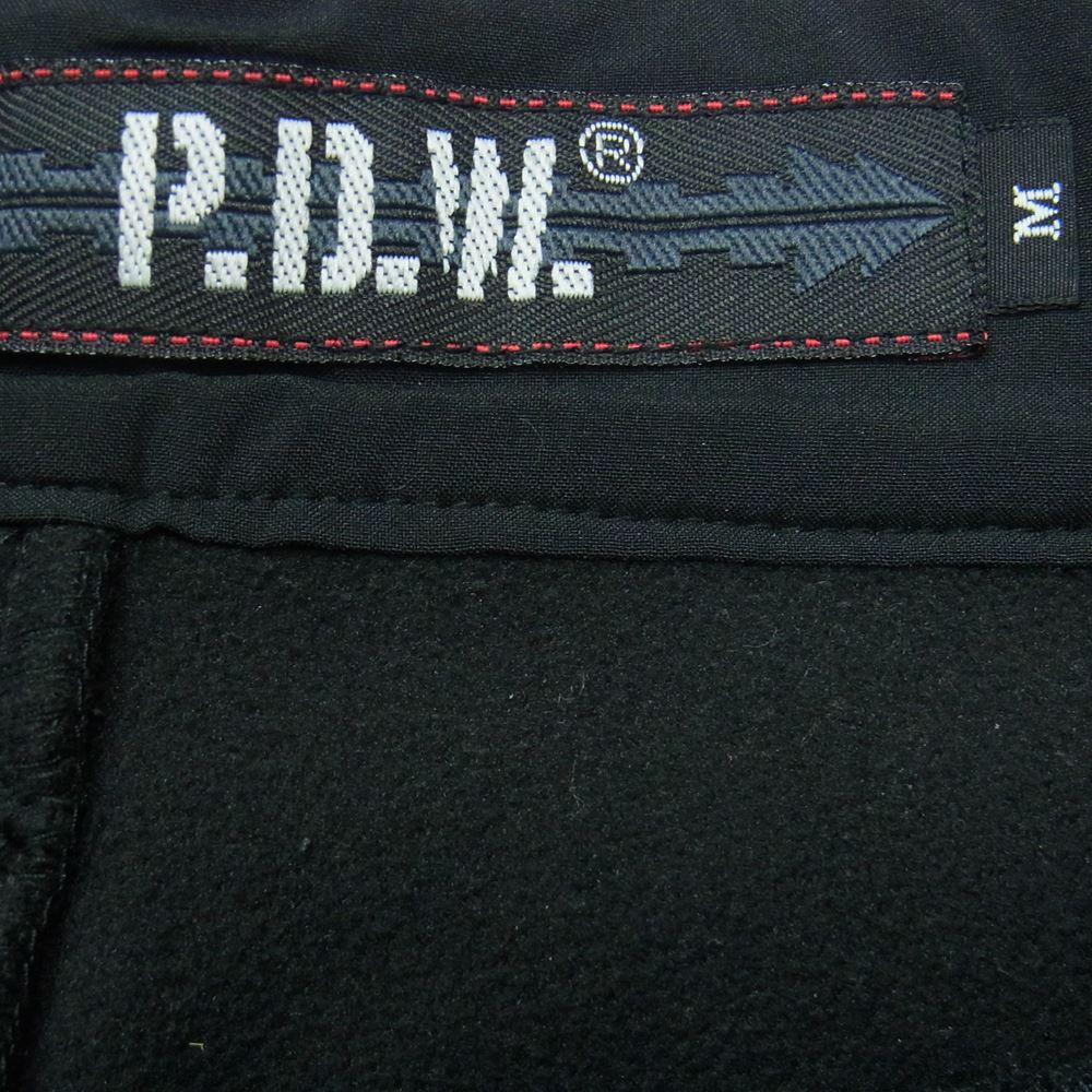 AVIREX アヴィレックス 6646047 P.D.W. FUNCTION PANTS ファンクション ソフトシェル パンツ 中国製 ブラック系 M【中古】