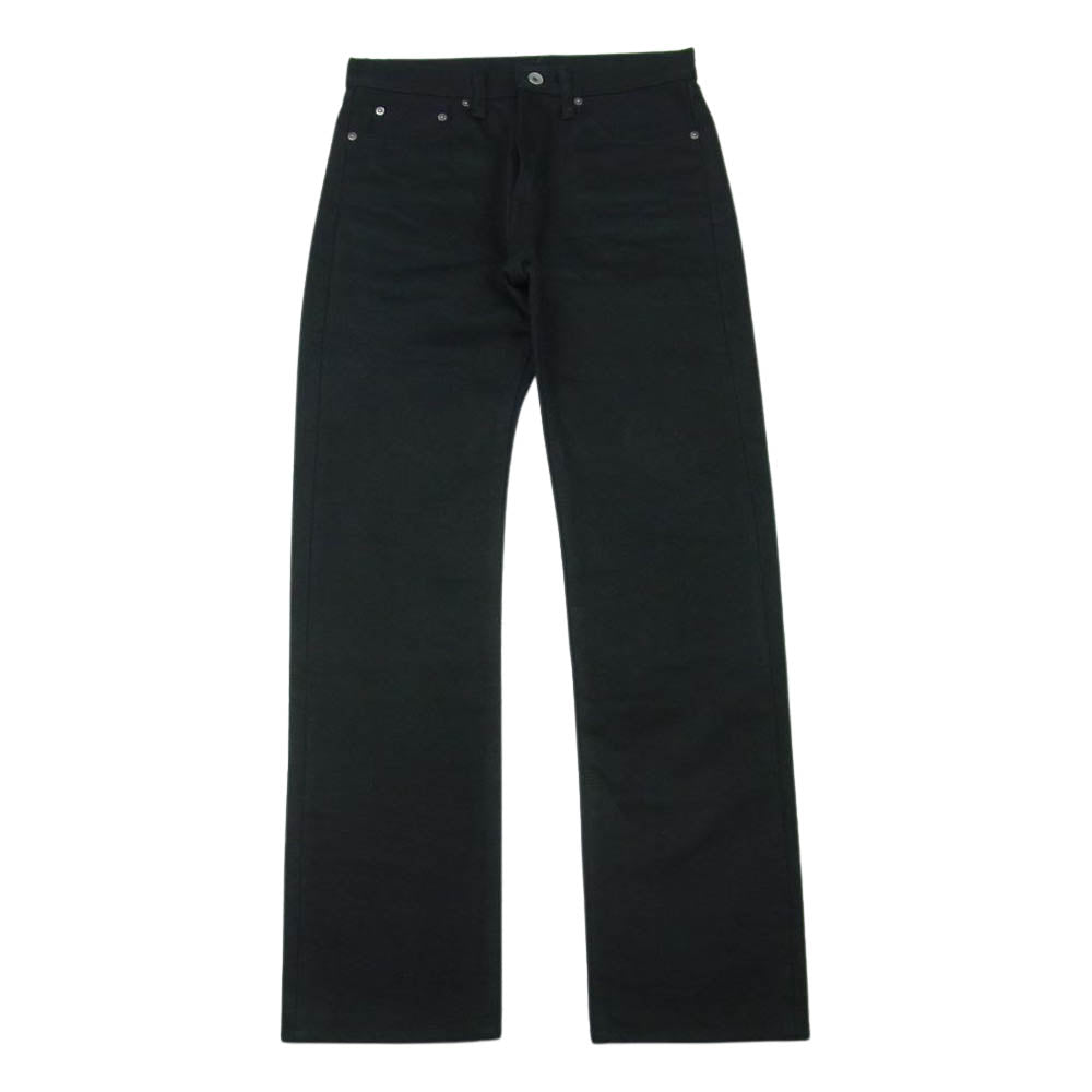 IRON HEART アイアンハート 9634Z  黒鎧 21oz ブラック ストレート デニム パンツ ブラック系 W29【中古】