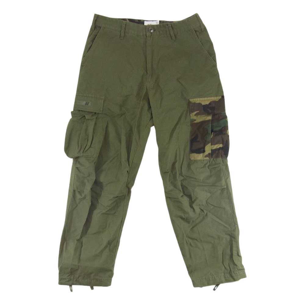 WTAPS ダブルタップス 212WVDT-PTM03 JUNGLE STOCK TROUSERS ジャングル ストック トラウザー パンツ カーキ系 02【中古】