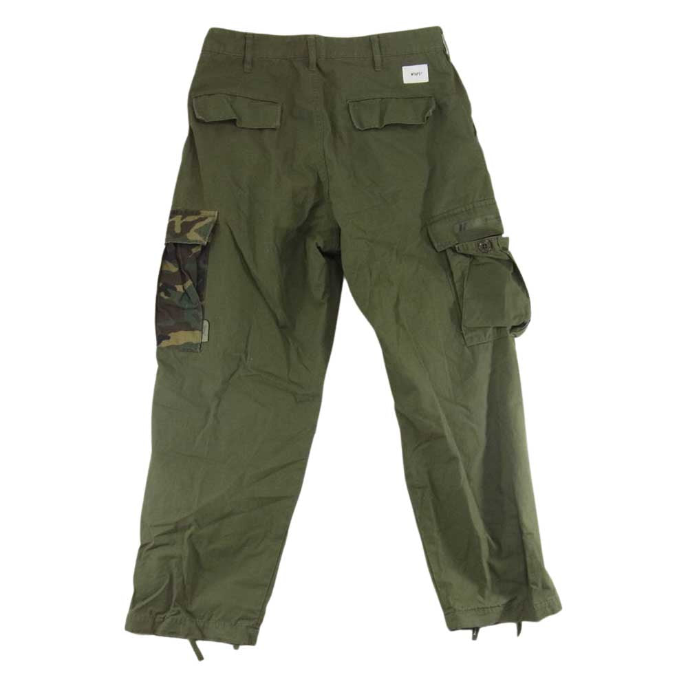 WTAPS ダブルタップス 212WVDT-PTM03 JUNGLE STOCK TROUSERS ジャングル ストック トラウザー パンツ カーキ系 02【中古】