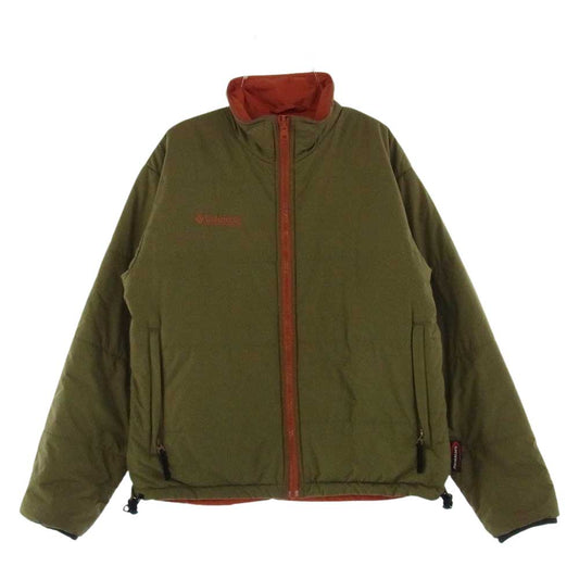 Columbia コロンビア F3 PM5032 PRIMALOFT プリマロフト リバーシブル 中綿 ジャケット ライトブラウン系 XS【中古】