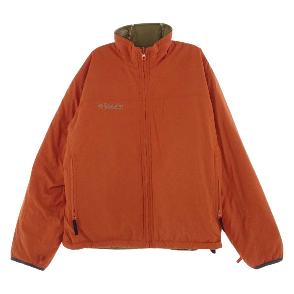Columbia コロンビア F3 PM5032 PRIMALOFT プリマロフト リバーシブル 中綿 ジャケット ライトブラウン系 XS【中古】