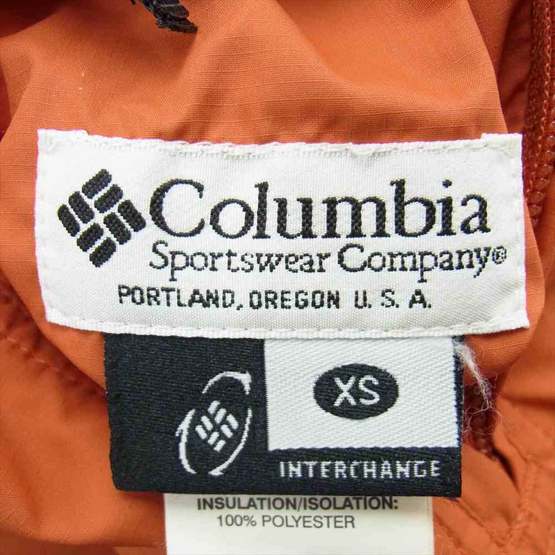 Columbia コロンビア F3 PM5032 PRIMALOFT プリマロフト リバーシブル 中綿 ジャケット ライトブラウン系 XS【中古】