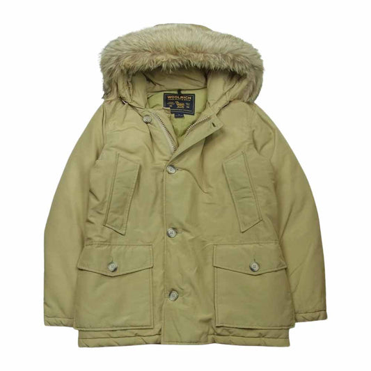 WOOLRICH ウールリッチ 1202039 ARCTIC PARKA ファーフード アークティックパーカ ダウン ジャケット ベージュ系 M【中古】