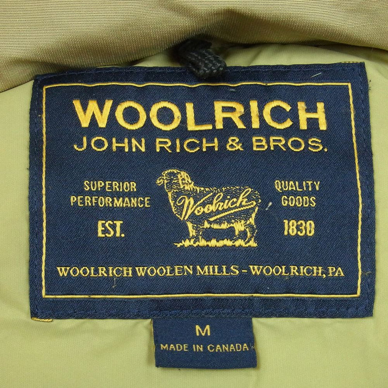 WOOLRICH ウールリッチ 1202039 ARCTIC PARKA ファーフード アークティックパーカ ダウン ジャケット ベージュ系 M【中古】