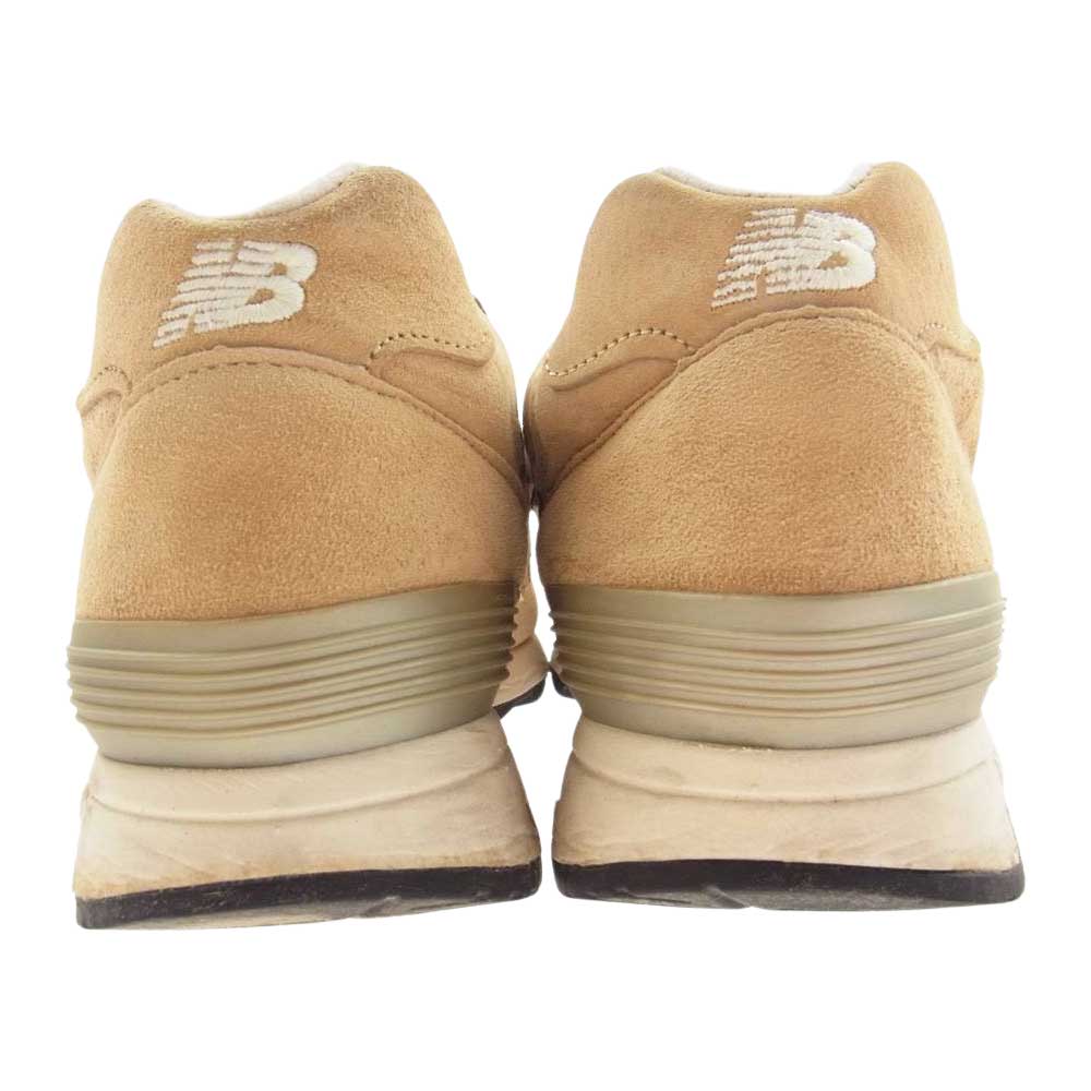 NEW BALANCE ニューバランス M1400 BE USA製 スエード ローカット スニーカー ベージュ系 23.5cm【中古】