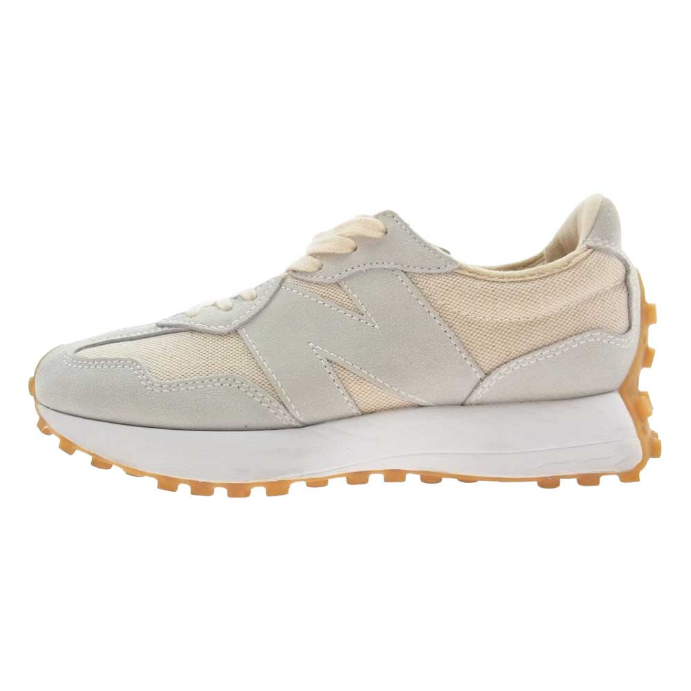 NEW BALANCE ニューバランス WS327UND UN-DYED COLLECTION スエード ローカット スニーカー グレー系 24.0cm【中古】